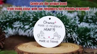 Christmas Ornaments - Christmas, Birthday Gifts for The Neighborhood, Friends, Funny Neighbor Gifts