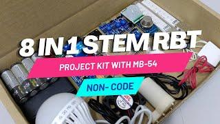 8 IN 1 STEM RBT PROJECT WITH MB-54 (NON CODING KIT)