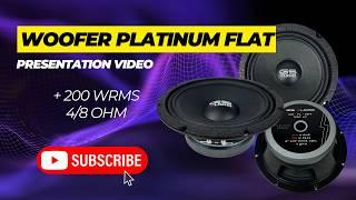 Gs Audio SPEAKER MIDRANGE - best sound system WOOFER PLATINUM FLAT 