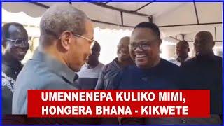 KIKWETE AMWAMBIA TUNDU LISSU AMENENEPA, WALIVOKUTANA NA KUSALIMIANA MSIBANI KWA SARUNGI