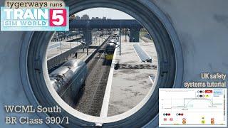 UK Safety Systems: Tilt Authorization and Speed Supervision (TASS) | WCML | Class 390 (TSW)