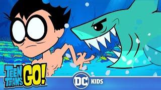 Teen Titans Go! em Português | Semana dos Tubarões | DC Kids