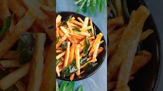 Crispy Cassava Chips  #shorts