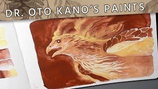 Painting a Phoenix with DR. OTO KANO's Handmade Paints // Watercolour // Mary Sanche