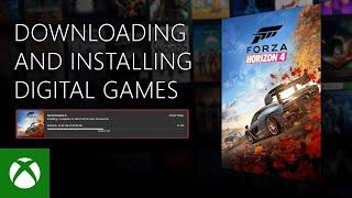 Download and Install digital games on Xbox Series S