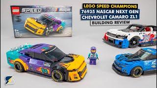 LEGO Speed Champions 76935 NASCAR Next Gen Chevrolet Camaro ZL1 detailed building review