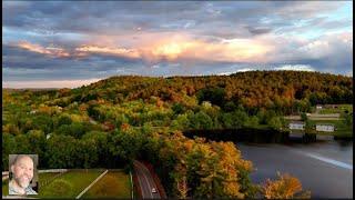 Clouds at sunset - using DJI MINI 4 Pro drone