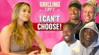 4 MEN FIGHT FOR SINGLE WOMAN | Grilling 1 by 1