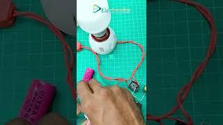 Timer delay switch using BC547  || #shorts