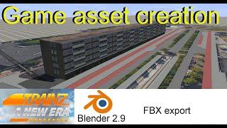 Trainz asset creation FBX tutorial. Blender 2.9.