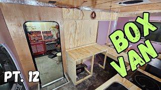 Working on the COMMAND CENTER - Box Van Build Part 12