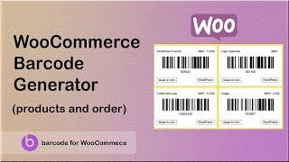 WooCommerce Barcode Generator