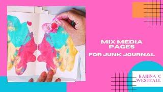 Budget Friendly Mix Media Pages
