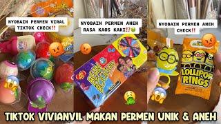 NYOBAIN PERMEN ANEH RASA KAOS KAKI!! - TIKTOK VIVIANVIL MAKAN PERMEN UNIK & ANEH