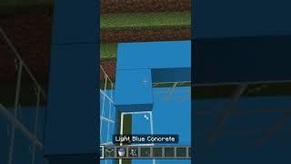 How to build a Tiny Dolphin Tank in Minecraft Updated #shorts #trending #minecraft #subscribe