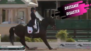 Dressage Disaster: Valentine Loses Heart
