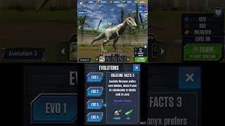 NEW LEUCISTIC BARYONYX ALL EVOLUTION | Jurassic World The Game