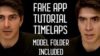 fakeapp tutorial timelapse !! 24hr trained model included