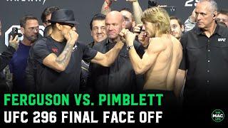 Tony Ferguson vs. Paddy Pimblett Final Face Off