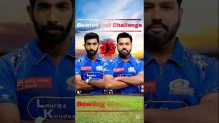 Jasprit Bumrah Vs Rohit Sharma | Bowled Out Challenge #shorts #cricket