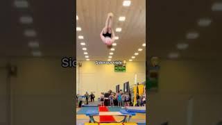 Had coach stressing hard #gymnastics #gymnasticssaves #flips #sports #trampoline #fails #olympics