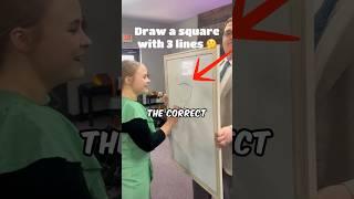 How To Draw A Square With Three Lines
