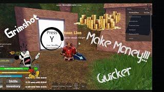 How to make money quick Clover Kingdom Grimshot!!! Level 5k+ #BlackClover #Roblox