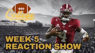 Week 5 Reaction Show | The College Football Experience