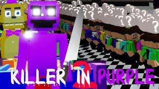 *NEW* PURPLE GUY BUILDS TERRIFYING ANIMATRONICS AND OFFERS THEM CHILDREN.. | FNAF Killer in Purple 2