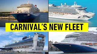 The 'NEW' Carnival Cruise Fleet for 2025 - Old Ships, New Fleet for Carnival Cruise Line