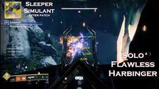 Solo Flawless Harbinger - Using Sleeper Simulant (After Patch/Damage Buff)