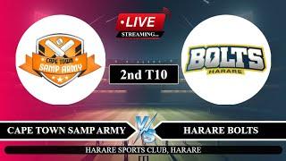 Live: CTA vs HB 2nd T10 Live | ZIM T10 Live Score | Cape Town vs Harare Live