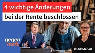 Rente: 4 wichtige Änderungen bei der Rente beschlossen