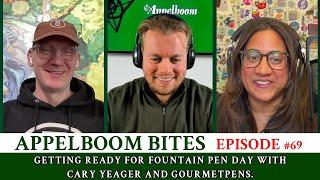 Getting ready for Fountain Pen Day with Cary and Gourmetpens | Appelboom Pennen Ep. 69