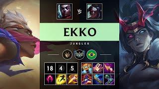 Ekko Jungle vs Kayn: Triple Kill, Godlike - BR Challenger Patch 14.24