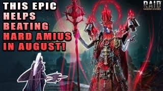 This Epic helps beating Hard Amius in August! | Raid Shadow Legends