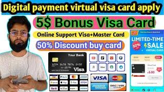 5$ Bonus || Redotpay || Virtual Visa card fb boost online google shopping pay support card 2024!