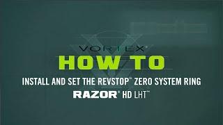 How to set the Razor® HD LHT™ RevStop™ Zero System