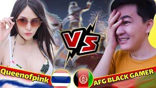 AFG Black Gamer Vs Queen Of Pink Beautiful Lady In Same Lobby | Cute Lady In Same Live | Who Won