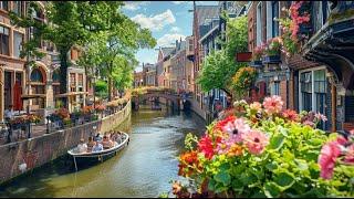 ️ Utrecht Netherlnds:  4K UHD Walking tour in the city center