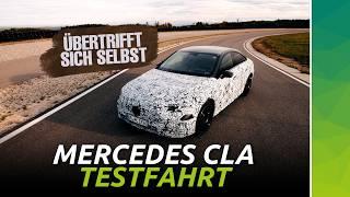 CLA-Erlkönig Testfahrt: Das kann die nächste Generation E-Autos von Mercedes