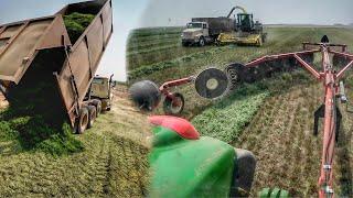 Finishing Haylage and Fertilizing