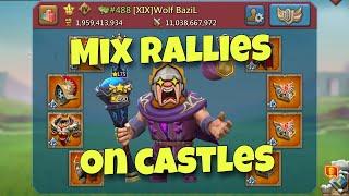 Lords Mobile - Lets test MIX rallies on targets. New meta or garbage?