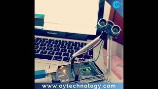 #embeddedprojects #oyt Distance measure using Ultrasonic Sensor || Oxymora Technology