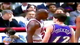 Michael JORDAN vs John STOCKTON Trashtalk!