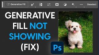 Photoshop Generative Fill NOT SHOWING Fix (Quick Tutorial)