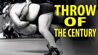 THROW OF THE CENTURY. Wilfried Dietrich vs Chris Taylor - 1972 Olympic Wrestling Games