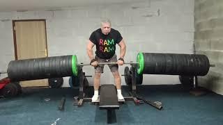 920 KG WORLD RECORD PARTIAL DEAD LIFT RAW