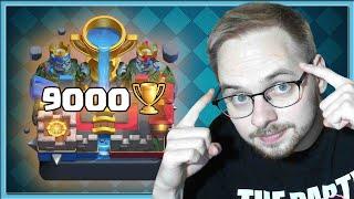  ПРОШЕЛ КЛЕШ РОЯЛЬ! 9000 КУБКОВ БЕЗ ЭВОЛЮЦИИ И БЕЗ 15 КАРТ / Clash Royale