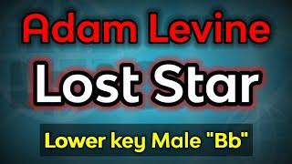 lost stars - adam levine (karaoke low key male)
